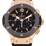 Replica Hublot 44mm 301.PB.131.RX Red Gold Case With Black Dial Quartz Movement