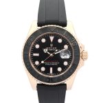 Replica Rolex Yacht-Master 169622 Rose gold & Steel Case With Black dial Dial Automatic Movement